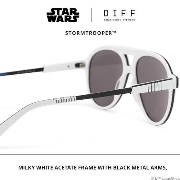 NWT Star Wars X DIFF Storm Trooper Sunglasses - Picture 6 of 6